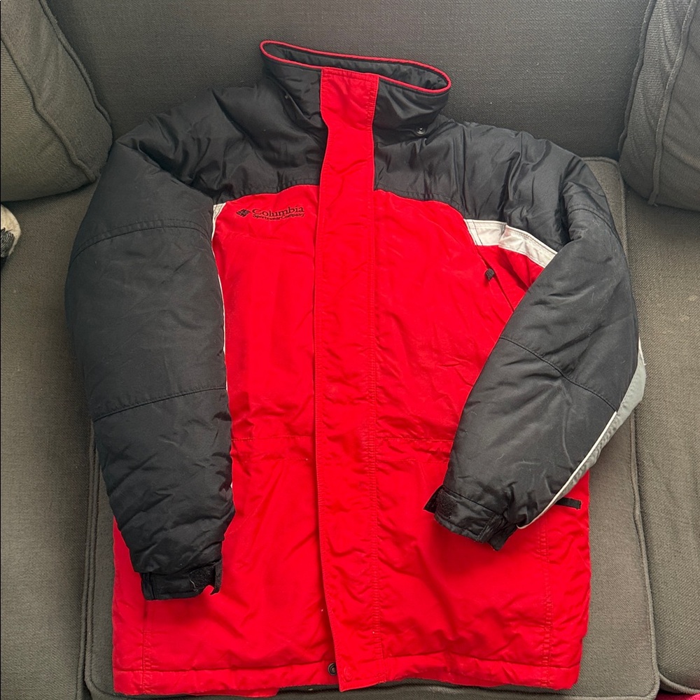 Columbia Red and Black Insulated Jacket